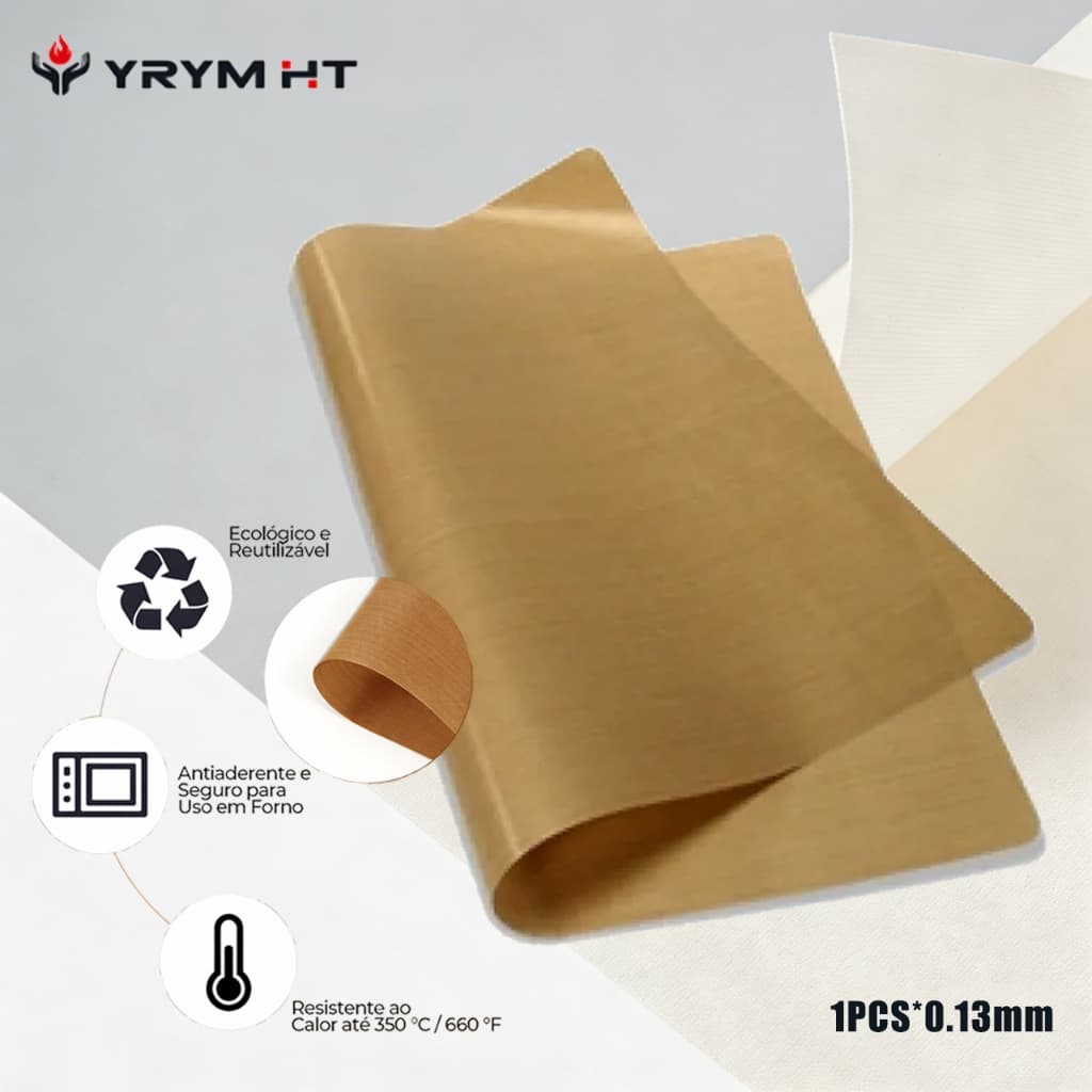 Tissue de prensa térmica Teflon para assar em alta temperatura e artesanato resistente ao calor