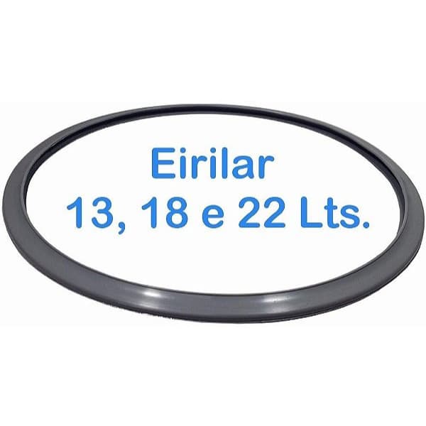 Borracha de panela de pressão Eirilar de 13-18-22 Litros (Silicone)