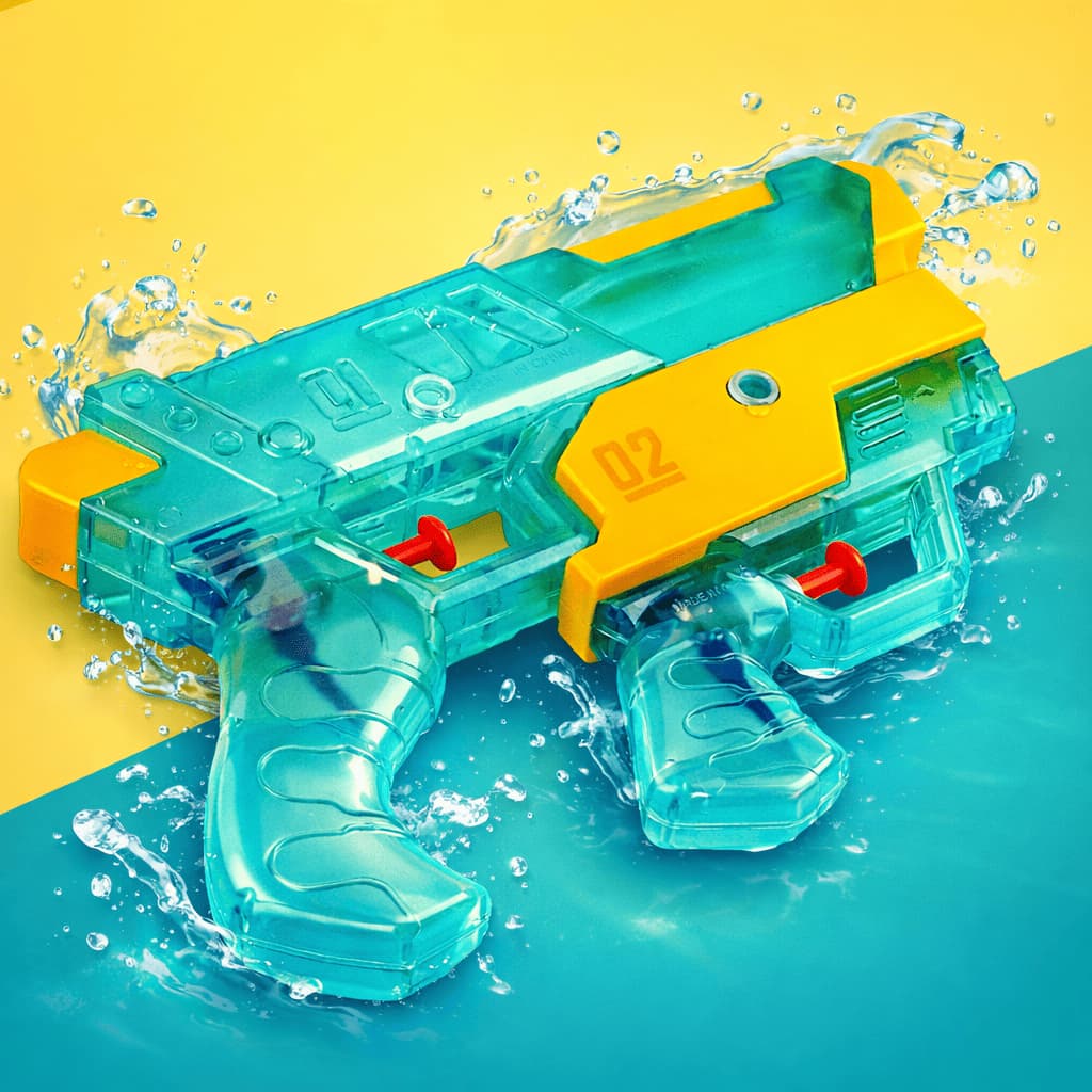 Pistola de Água Infantil 2 em 1 -Super Diversão ao Ar Livre💦