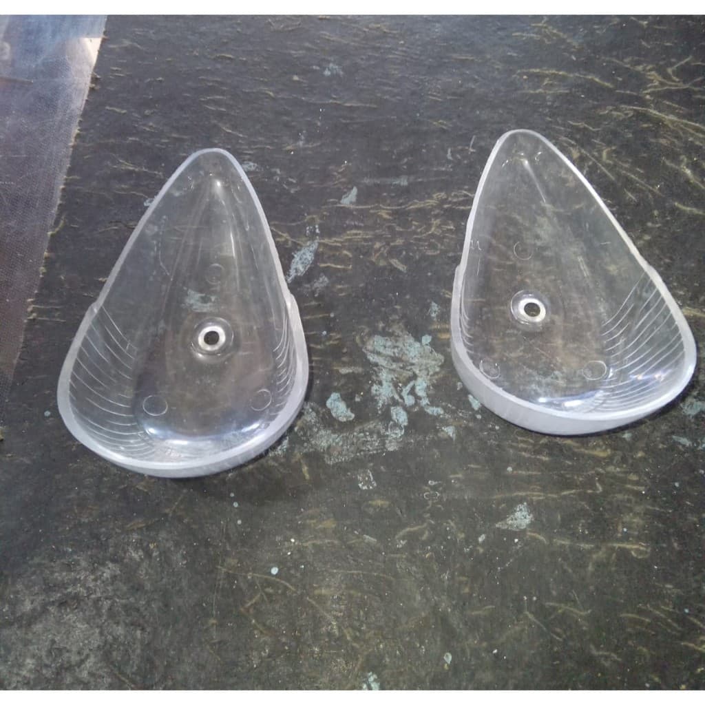 Par Lente Pisca Seta Dianteira Fusca 70 A 96 Cristal.