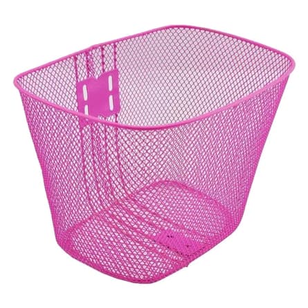 Cestinha Para Bicicleta Oval Aro 16 Rosa