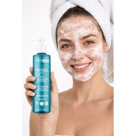 Kit Espuma Facial Dermachem Limpeza e Esfoliante Aloe Vera B5 Hidratação Profunda