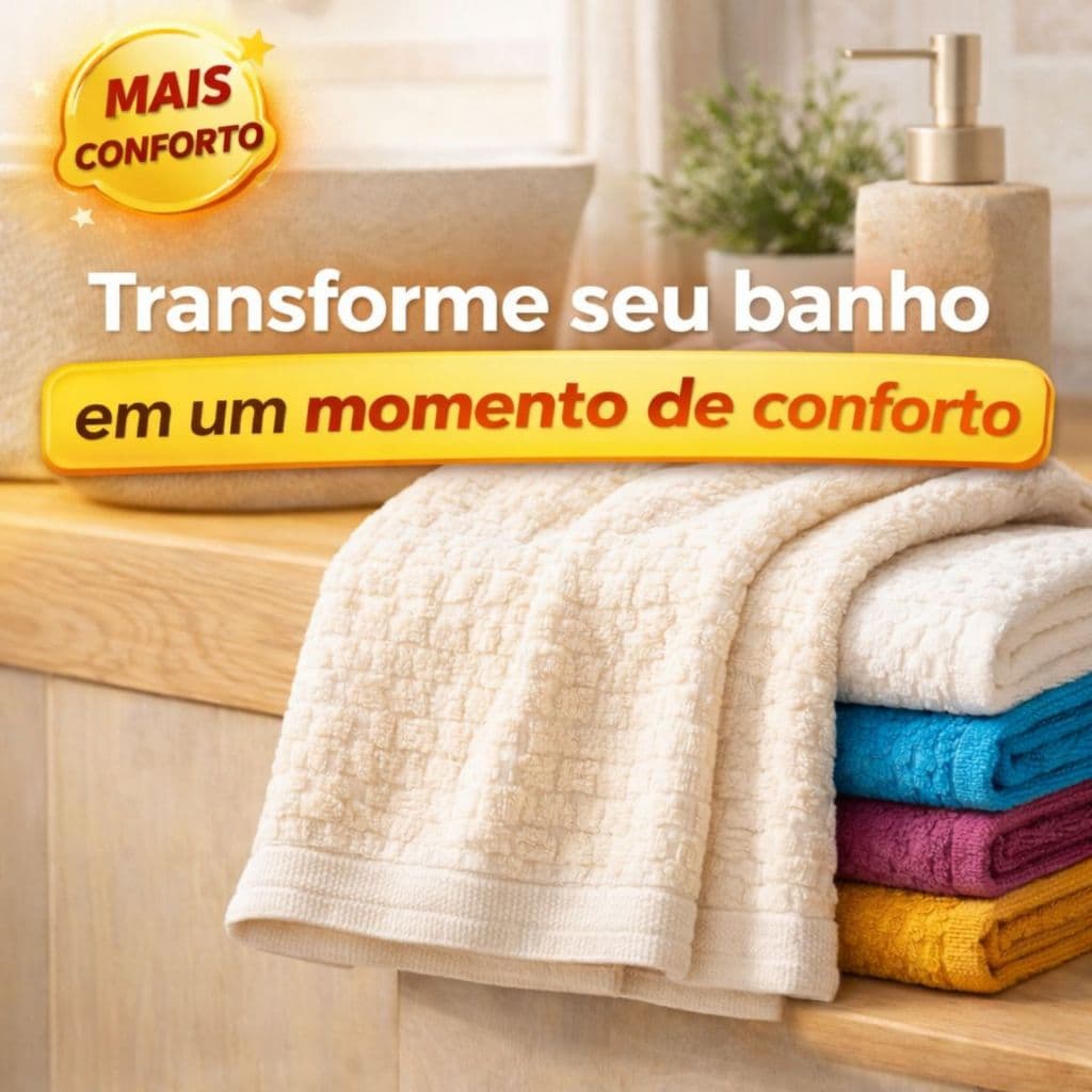 Toalha De Banho Teka 67x140cm 100% Algodão Alta Absorção Macia Confortável