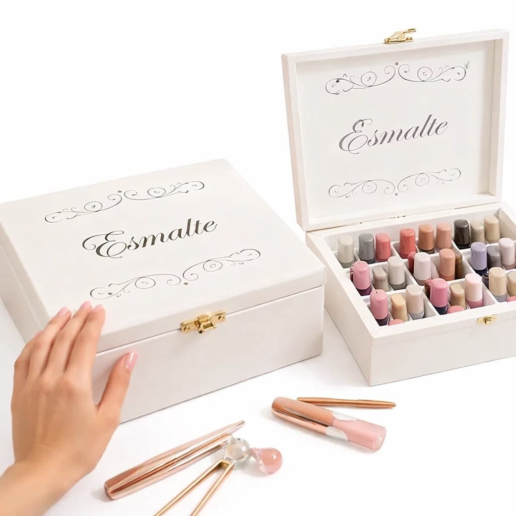 Maleta Organizadora Para Esmaltes Manicure Pedicure Kraft