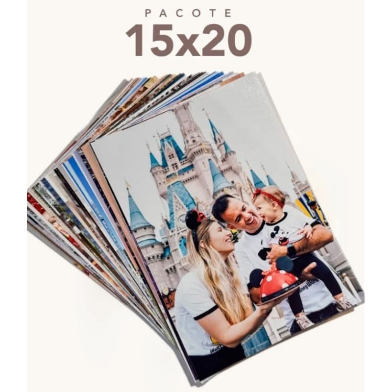 PROMOÇÃO Kit de Fotos 15x20 - Kit de fotos vividas Tamanho A5 - envio Imediato