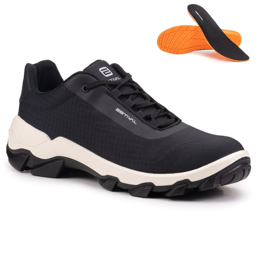 Sapato De Segurança Estival Hybrid Hb10001s1 + Palmilha Pu Comfort-E