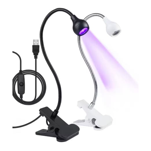 Mini Lanterna Led UV - Clip de mesa - Secagem Para Unhas de Gel