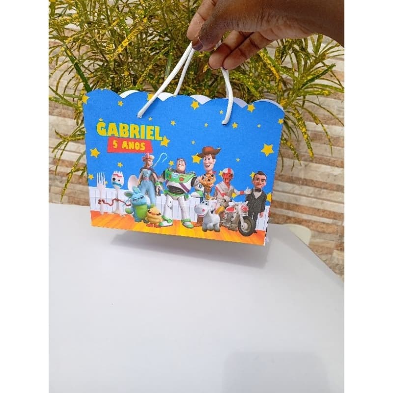 Sacolinha Personalizada Toy Story Montada