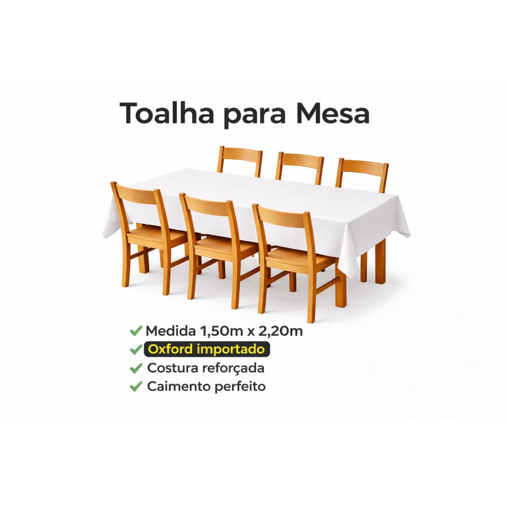 Toalha de Mesa Natal Oxford  4 - 6 Lugares Novas Estampas 2,00 X 1,50 Não Amassa Ano Novo Decoraçao Fofa