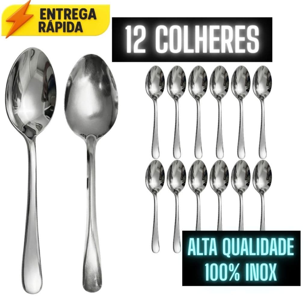 Colheres de SOPA - Talheres de INOX - Utensílios para cozinha