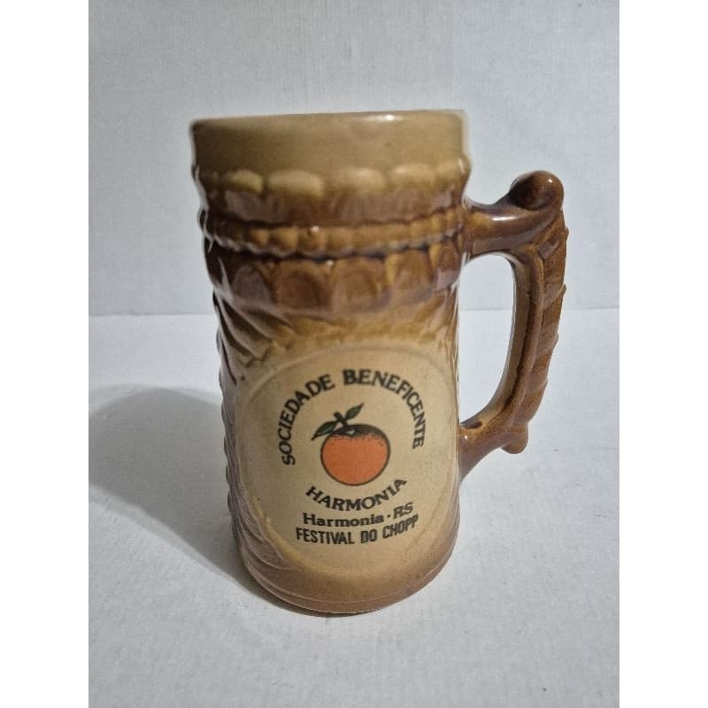 caneca de chopp porcelana antiga C3994
