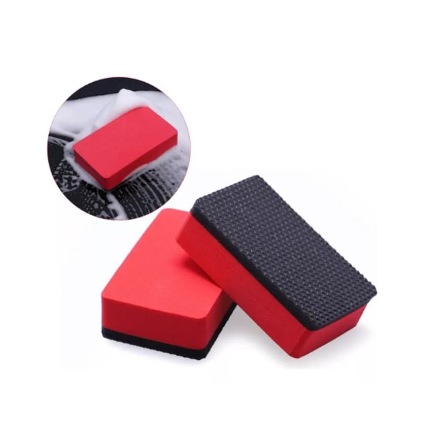 Magic Clay Bar Esponja Pad Bloco Limpeza Borracha Cera
