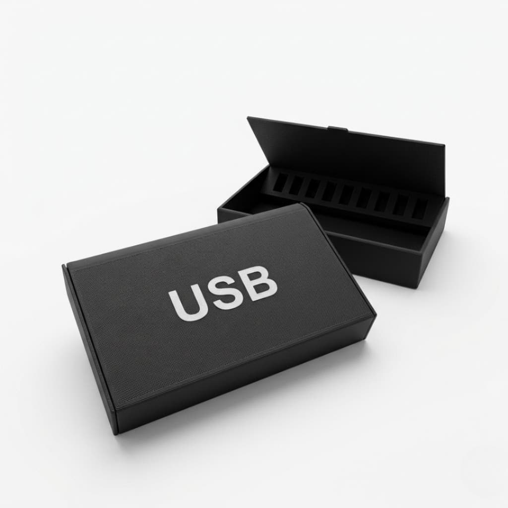 Caixa Organizadora USB Para Pen Drives Proteção E Praticidade