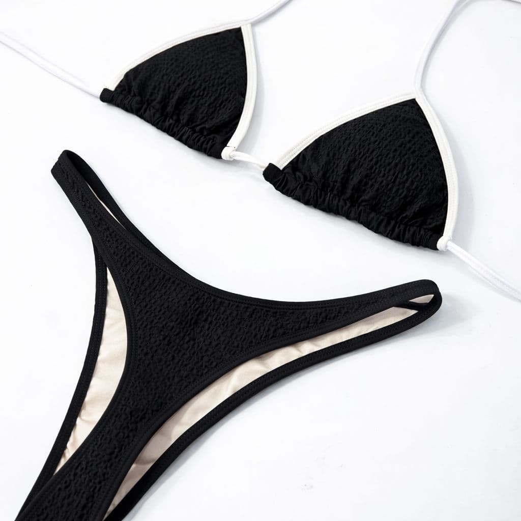 Biquínis Femininos Asa Delta Parte De Cima ajustavél Moda Praia Verão