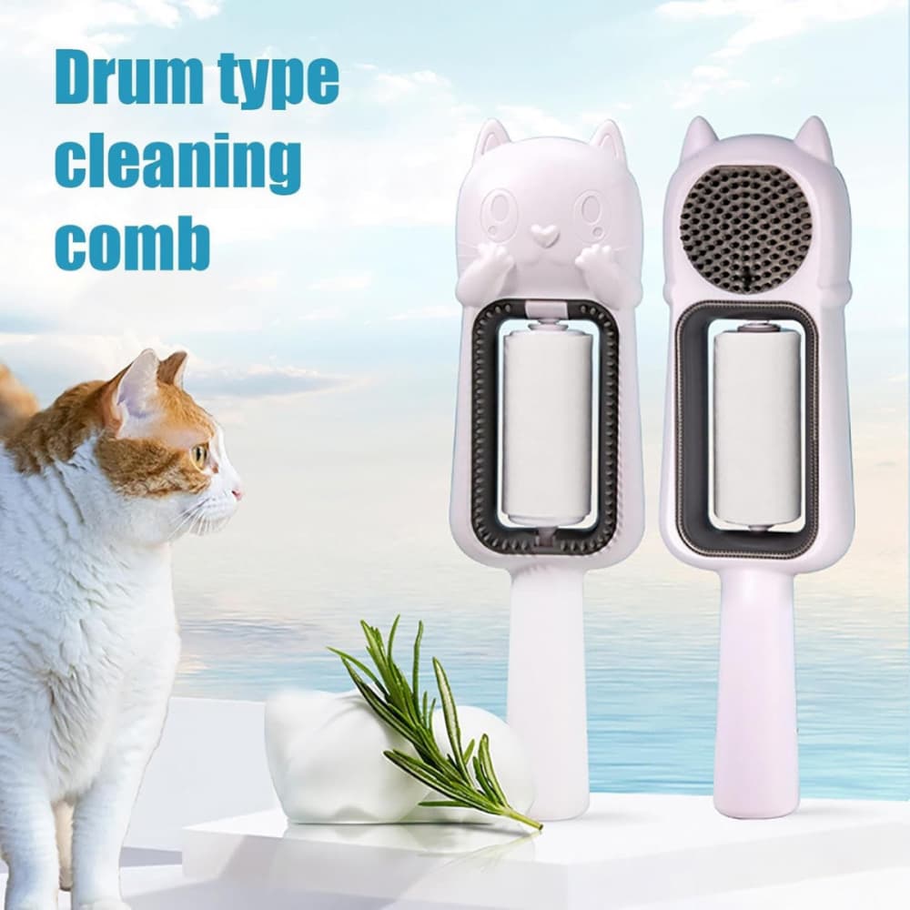Escova Removedora de Pêlos Gato Pets 4 em 1 Kapbom KA-6410