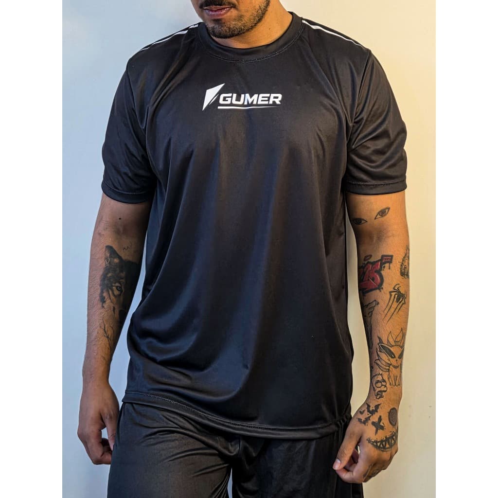 Camiseta Dry Fit Masculina Leve Respirável Não Esquenta Academia Promoção Gumer