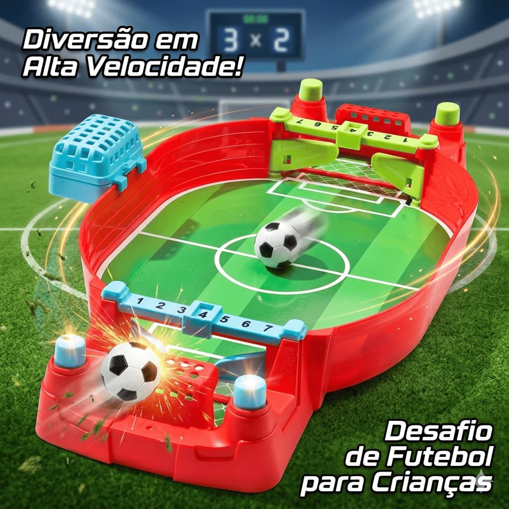 Jogo Interativo Futebol De Mesa Pedagógico Educativo Brinquedo Infantil