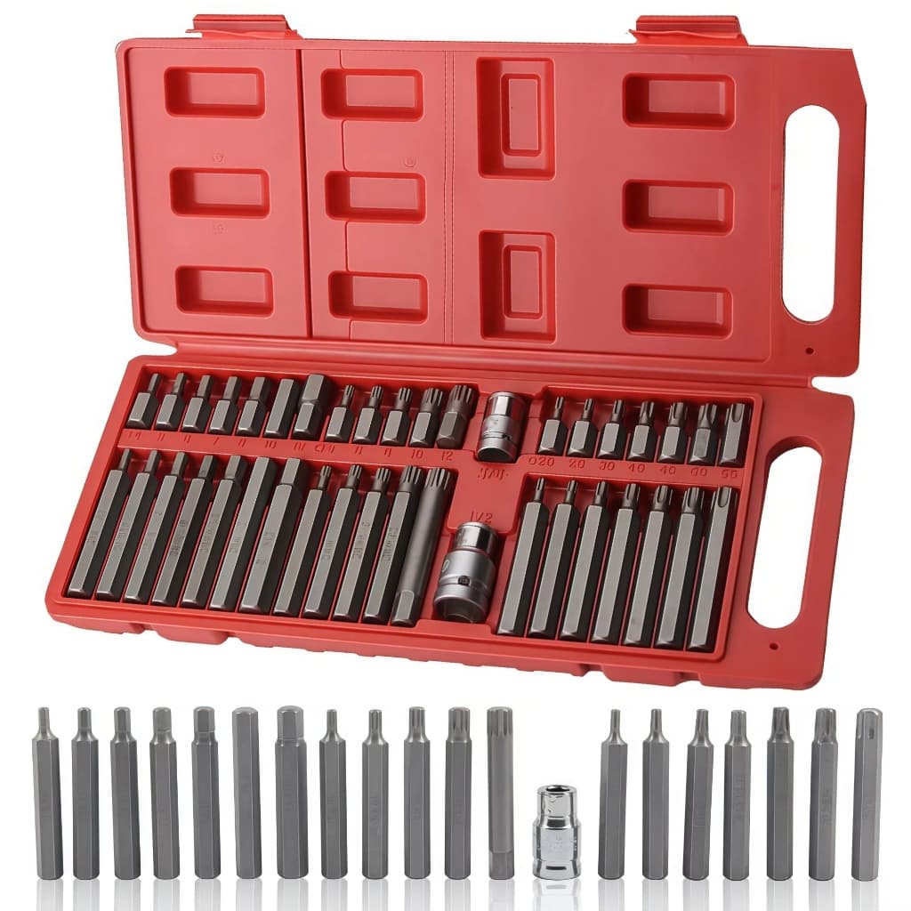 Kit Com 40 Peças De Ferramentas 40 Peças Bit Torx Allen Multidentado