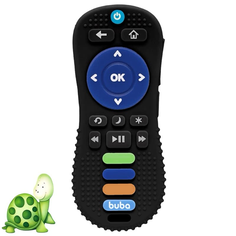 Mordedor Controle Remoto de TV em Silicone Macio para Bebê- Free BPA- Buba