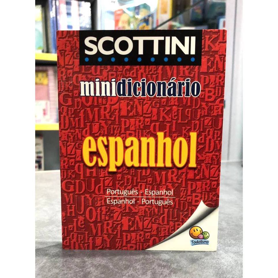 Mini Dicionário Português - Espanhol/Espanhol - Português Escolar Scottini