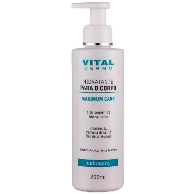 Creme Hidratante Corporal Vital Dermo Mahogany 200ml