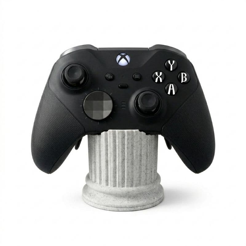 Suporte Coluna para Controle Xbox • Base Estilo Pilar Grego • Decoração Gamer 3D • Suporte para Joystick Xbox Series/One