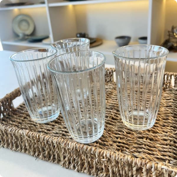 Jogo De 4 Copos Alto Em Vidro 295Ml Joy Pasabahçe