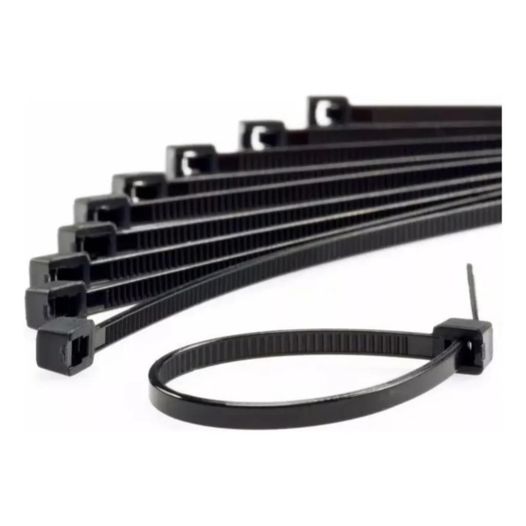 Abraçadeira de Nylon 2,5mm x 80mm Bestfer 100 Unid. Cor Preto