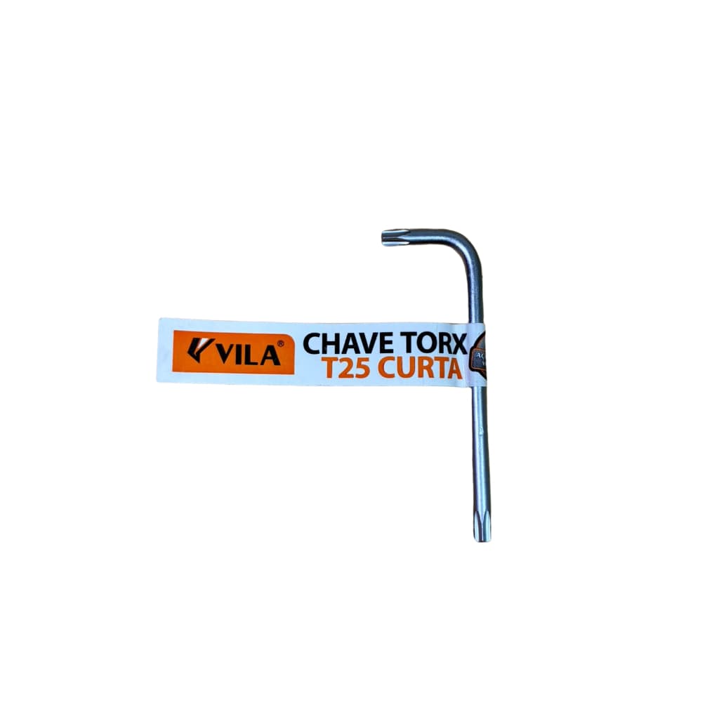 CHAVE TORX CROMO VANADIO T25 CURTA VILA