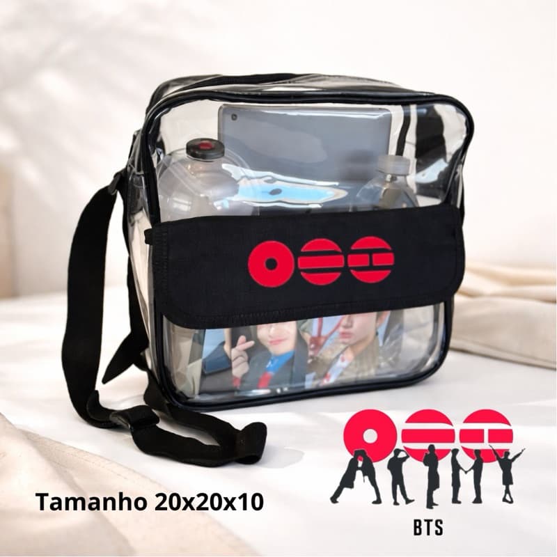 Bolsa BTS Transparente - ARIRANG - SHOWS EM ESTÁDIOS