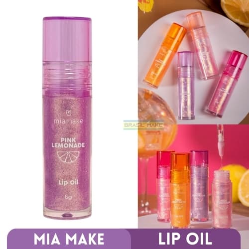Mia Make Lip Oil Pink Lemonade