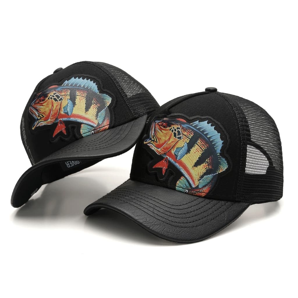 Chapéu Boné Trucker Pescador Raiz Aba Curva Ajustável Masculino Feminino Premium