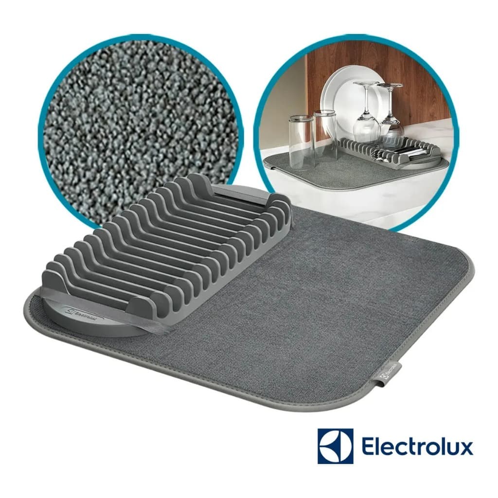Escorredor de Loucas Microfibra Electrolux Top Dry Tapete Secagem Cozinha
