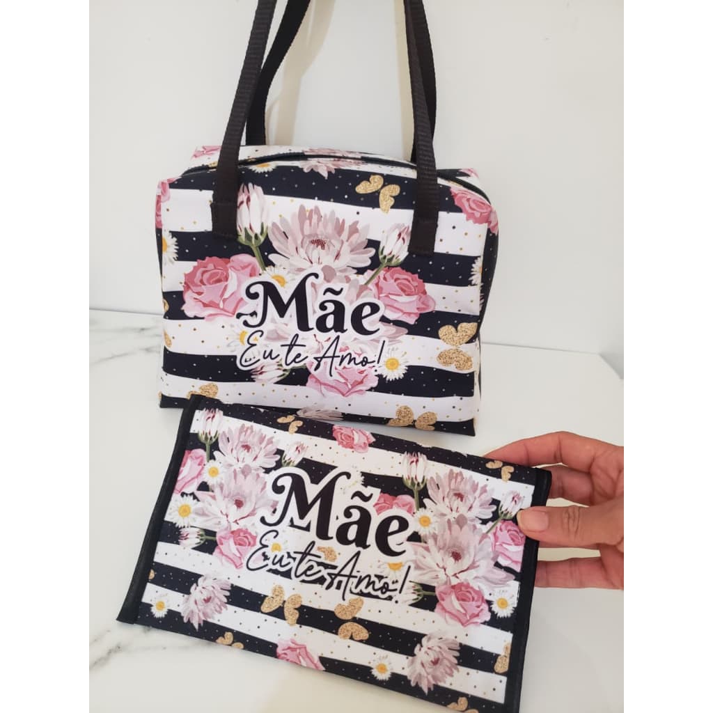 Bolsa de Mao + Carteira Dia das Maes