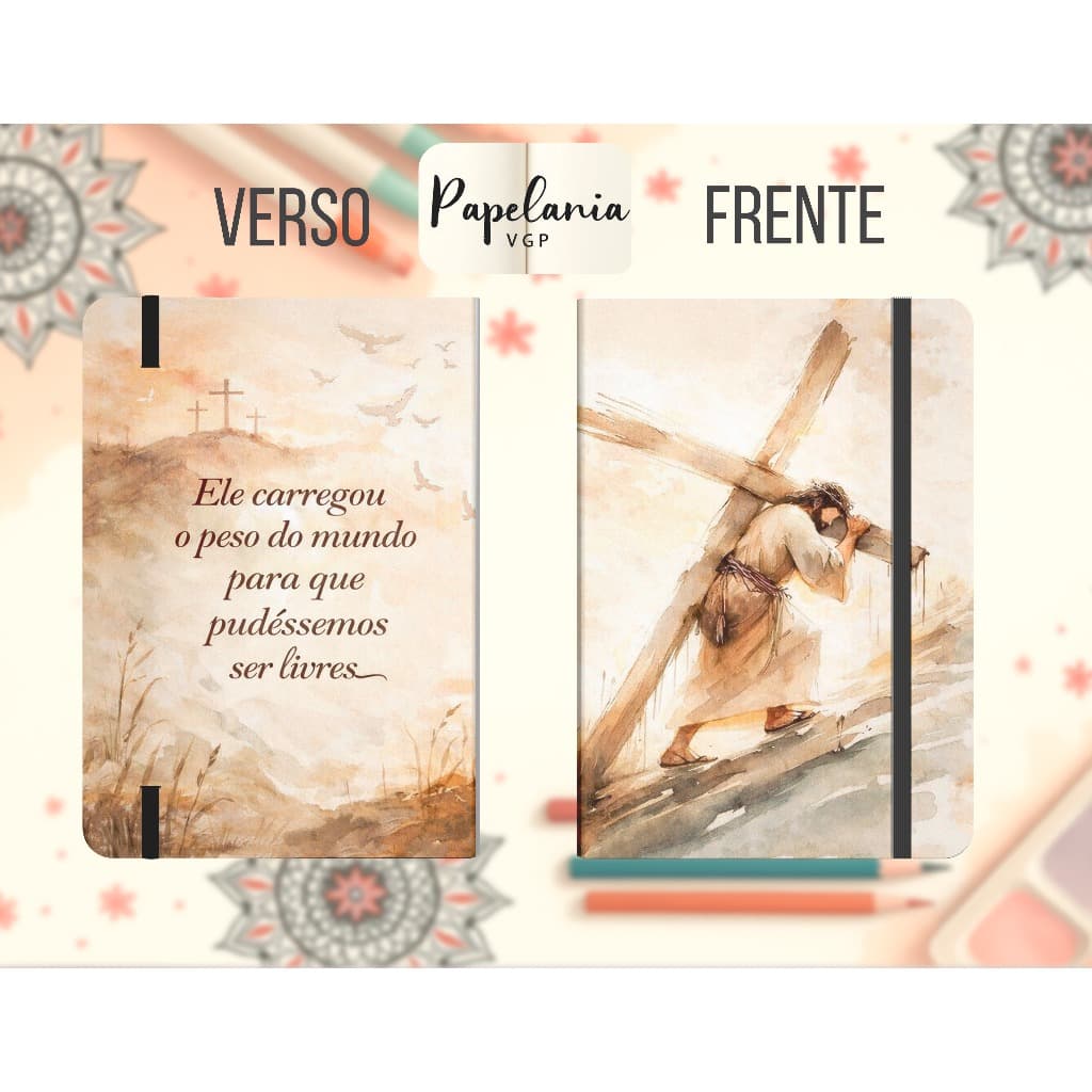 Caderno Moleskine Tema Cristão Fé e Inspiração 14x21 | Papel Pólen 90g