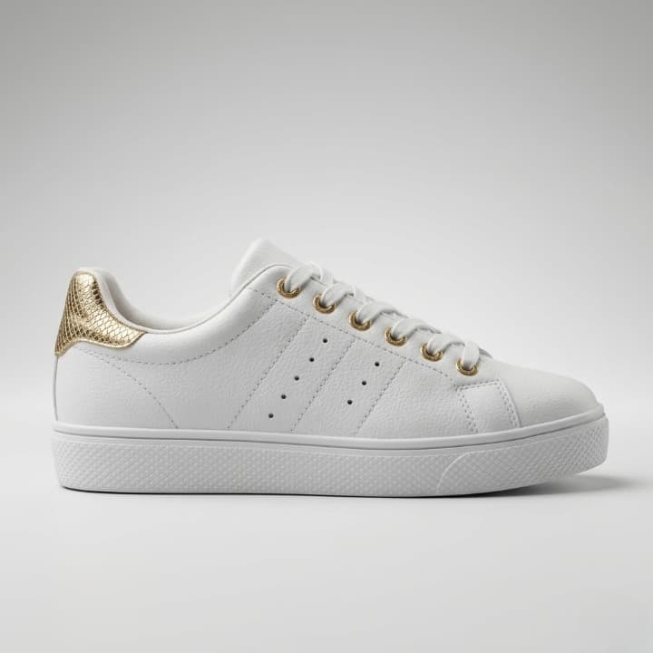 Tênis Feminino Casual Branco Original Conforto para o Dia a Dia