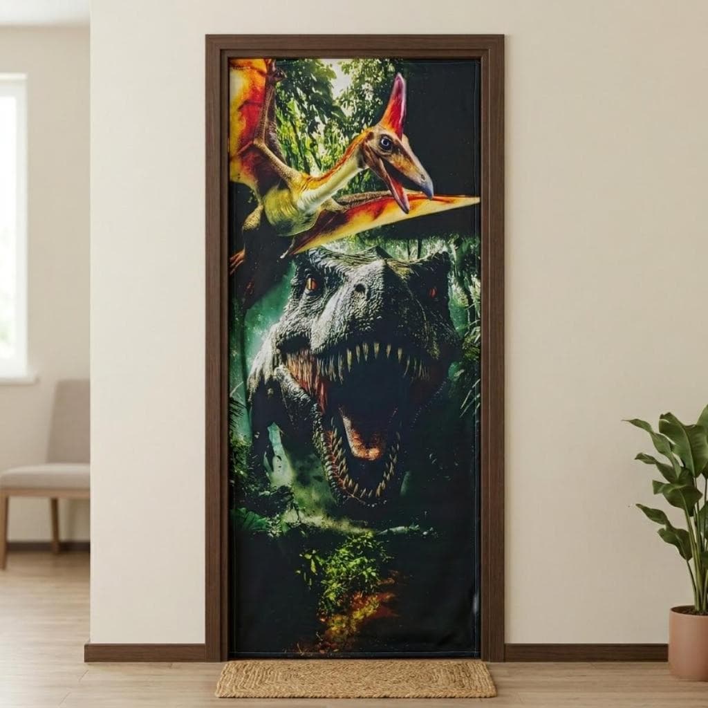 Capa Do Dinossauro Para Porta Sublimação 3d 0,85x2,10