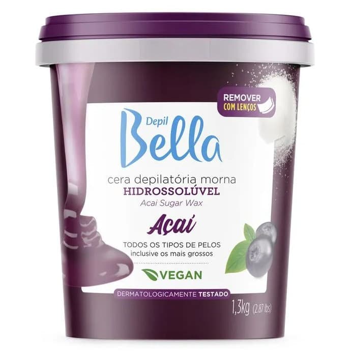 Cera Depilatória Hidrossolúvel Depil Bella com Ação Desodorante