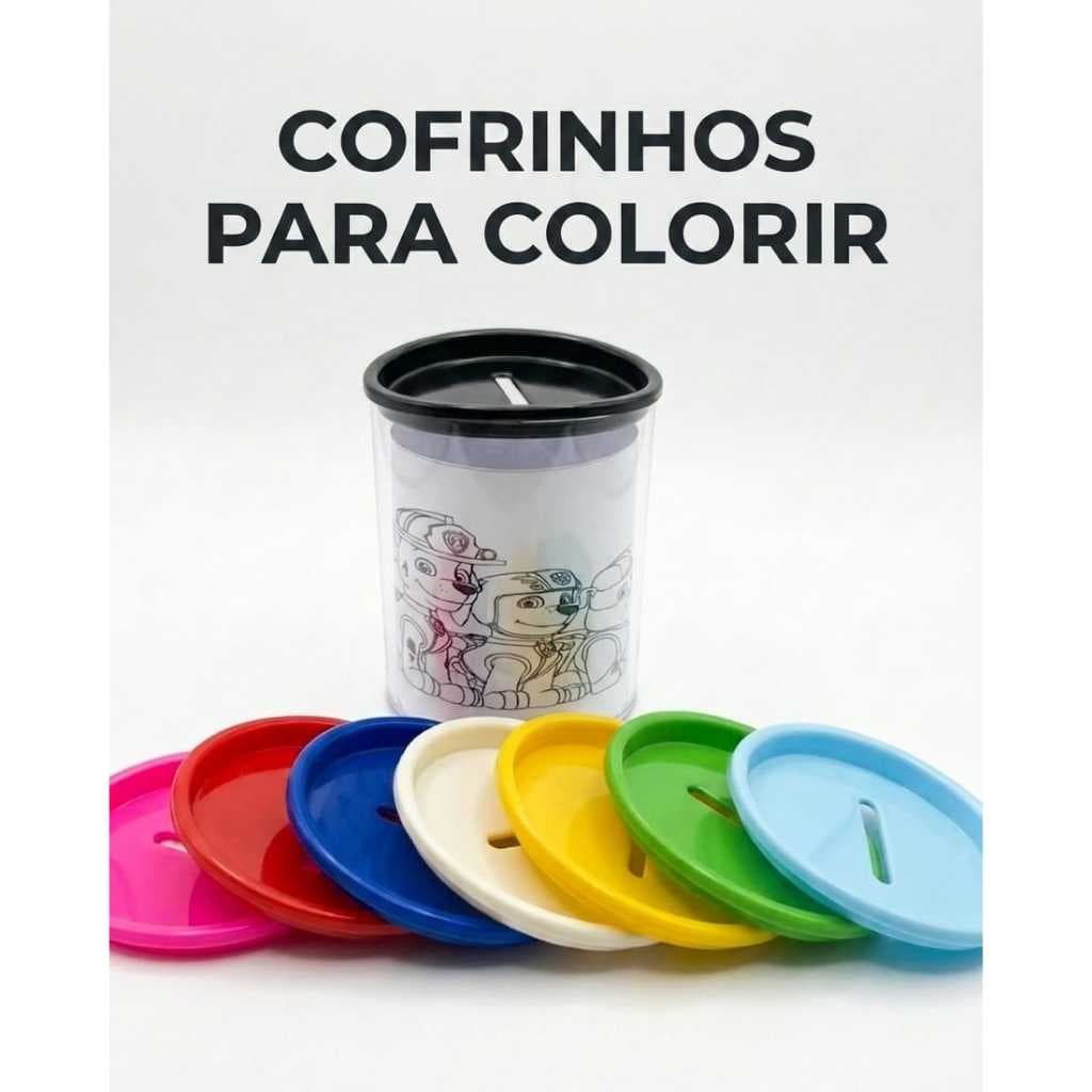 Cofrinho Para Colorir Prenda