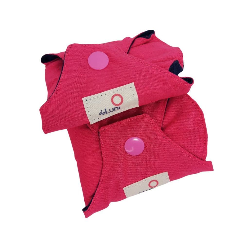 Kit 3 Absorventes Ecológicos de Pano 100% Algodão Fluxo Intenso