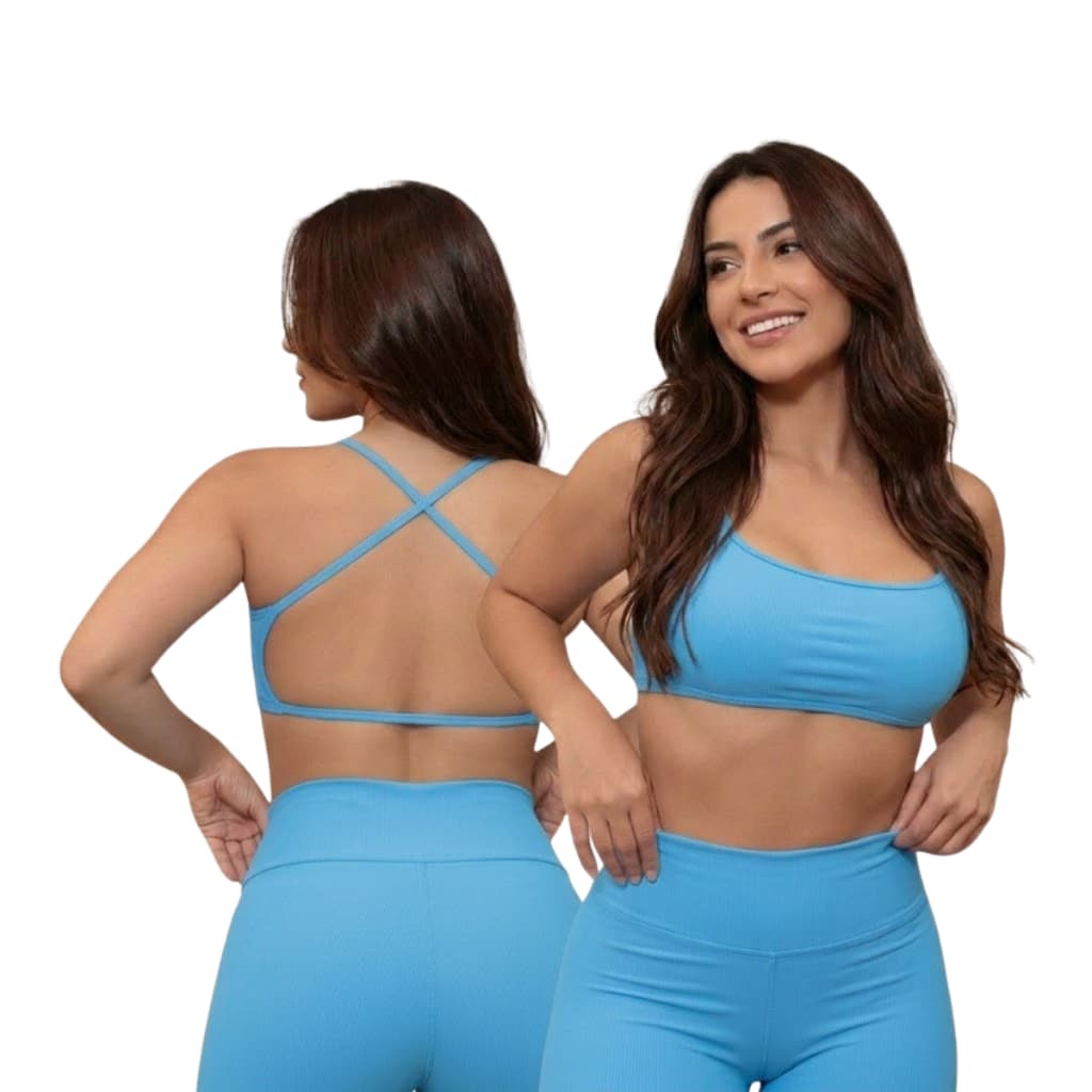 Top X Fitness Alça Cruzada Costas Suplex 16 Cores - Academia, Yoga, Treino de Costas