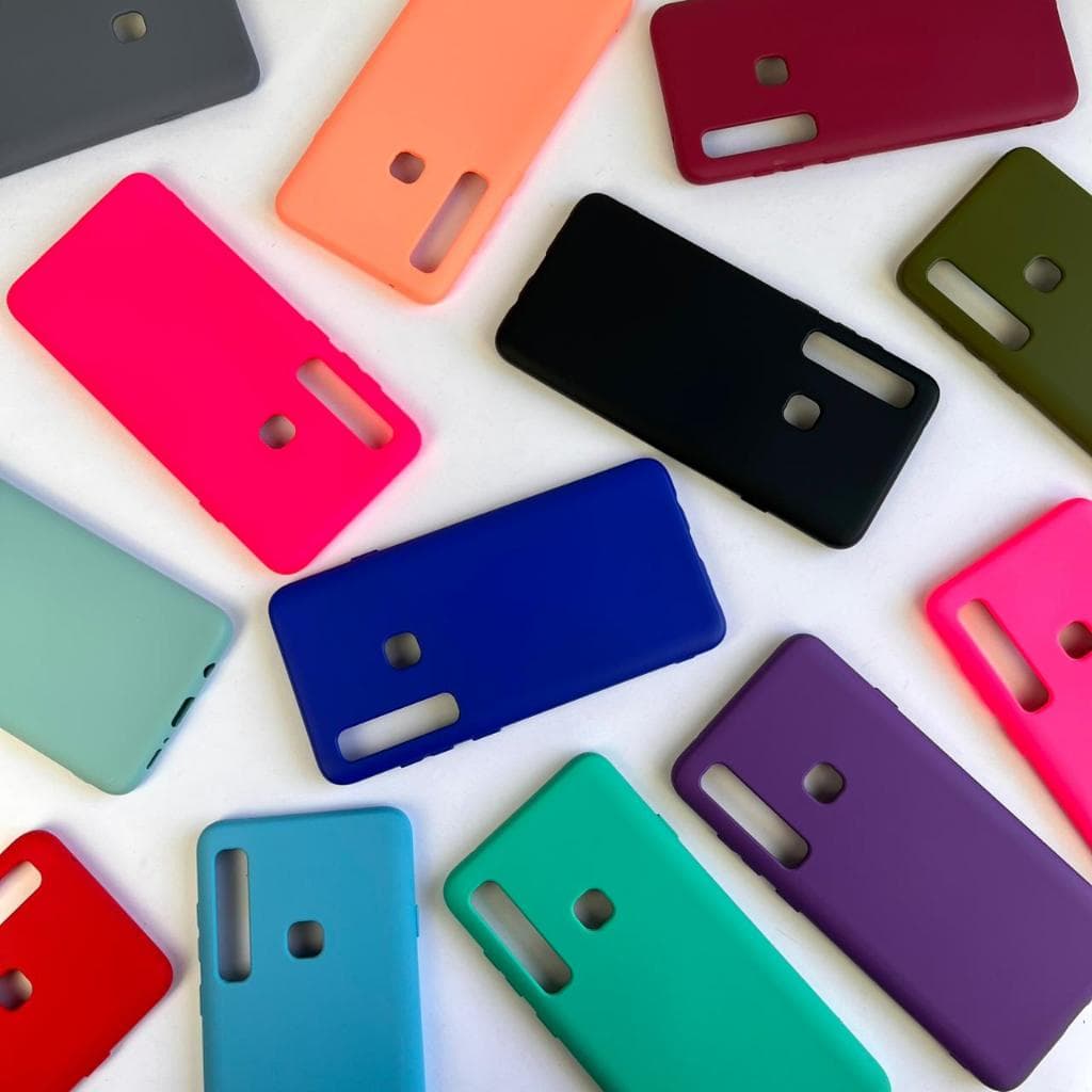 Capinha para Samsung A9 2018 (Câmera Aberta) / Capa Case Silicone Aveludada Colorida Forrada (CF26)