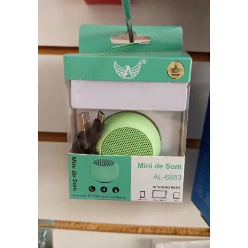 Mini caixa de som com alta qualidade verde