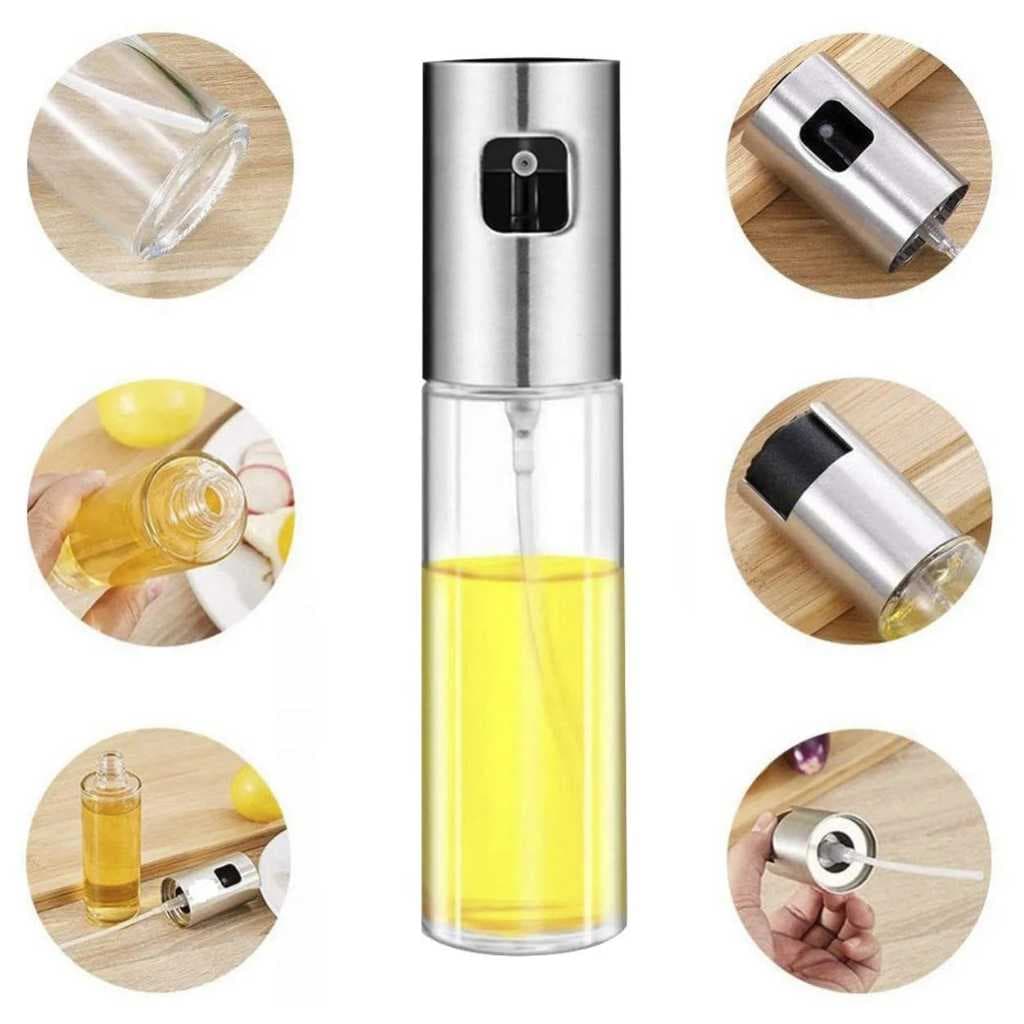 Spray Pulverizador Para Azeite e Vinagre de Vidro alimentos cozinha pratica 100ml