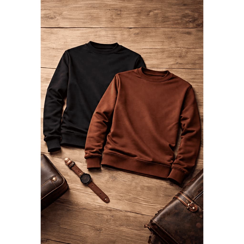 Kit 2 blusa moletom liso unissex várias cores lançamento