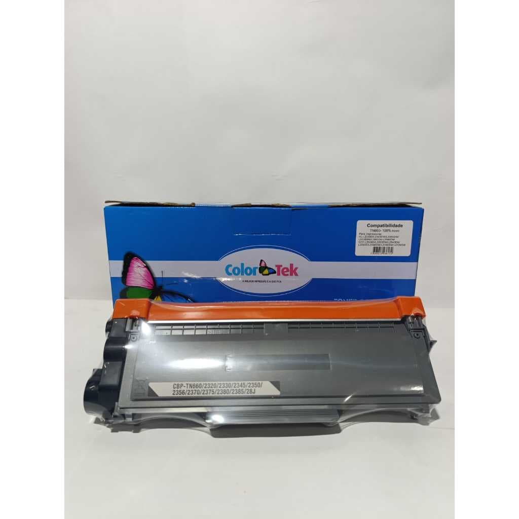 Tonner compatível brother TN 660 para impressora  hl-l2300d -l2340dw-l2360dw