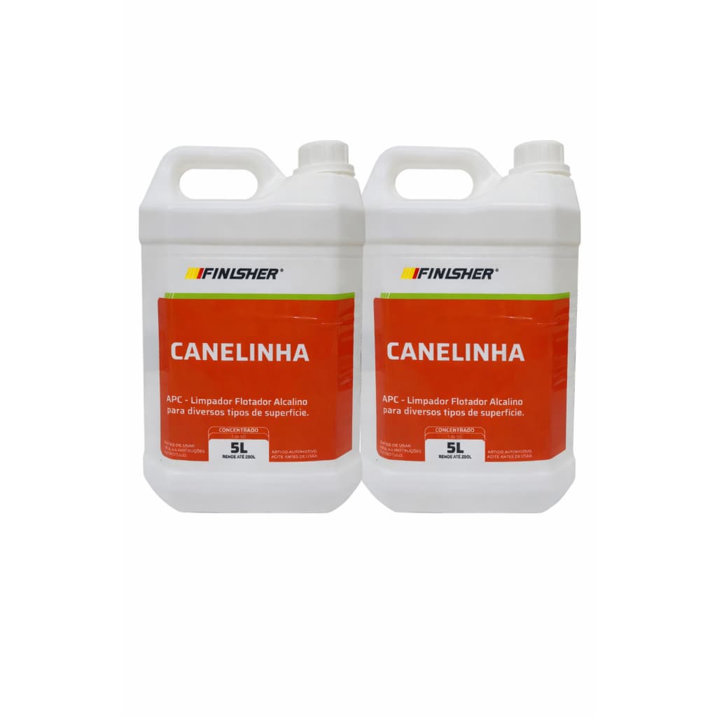 Caixa 2 Unidades Canelinha Limpador APC Ultra Concentrado Multiuso Desengraxante 5L Finisher