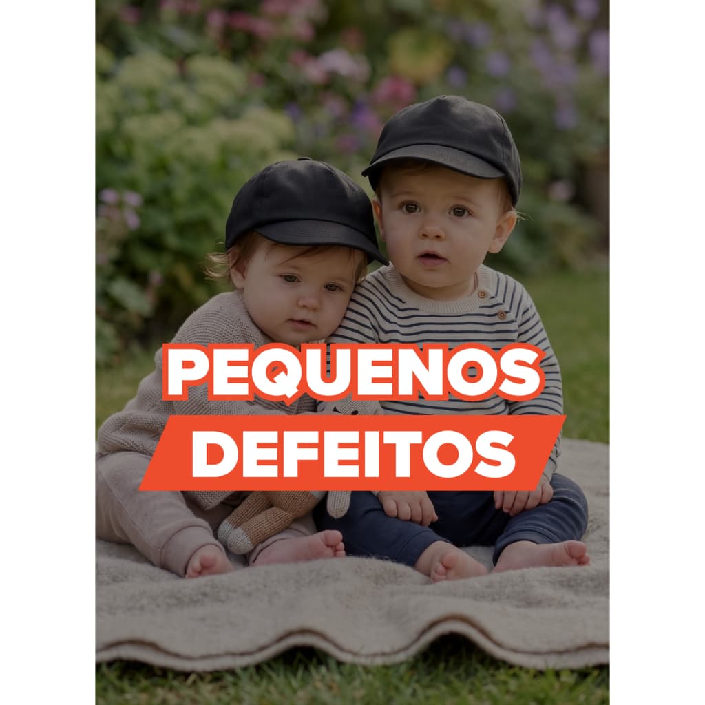 Boné Infantil Bebê Básico Ajustável Pequenos Defeitos Promoção