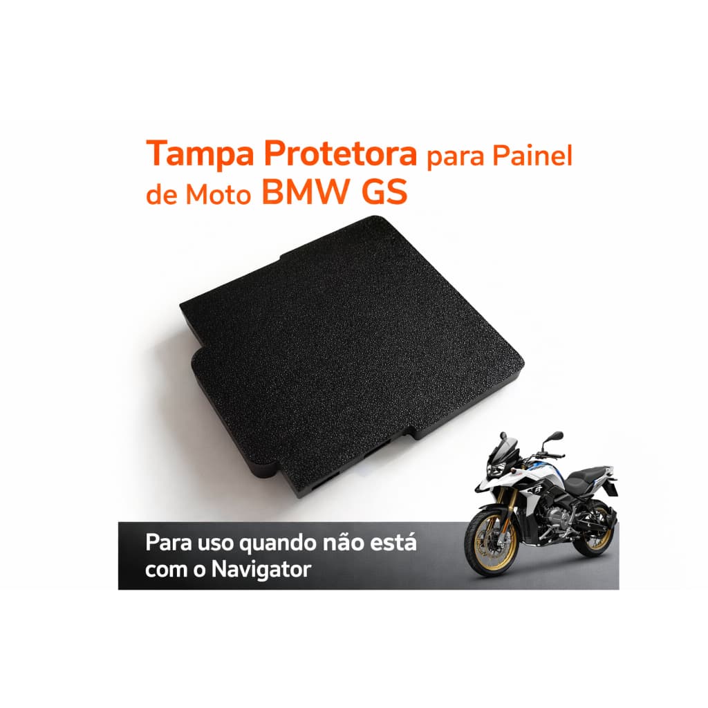 Capa Protetora Suporte Navegação BMW GS GPS Painel Navigator Acessórios Moto Proteção Conector