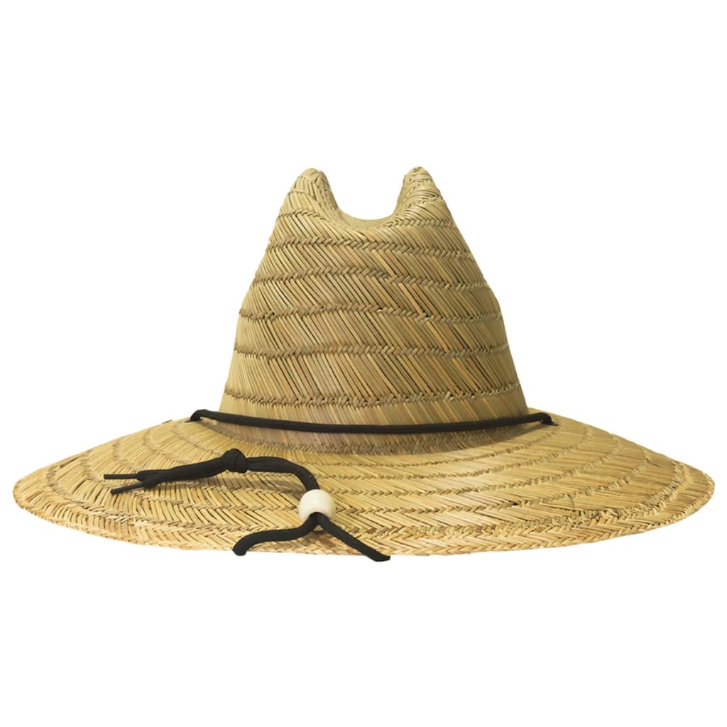 Kit 5 ou 10 Chapéu de Bambu Palha Natural Unissex Moda Praia Verão Piscina Sombreiro Proteção Solar
